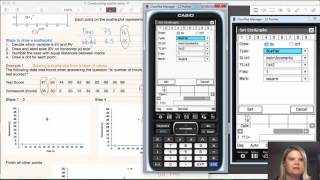 Celebrity Constucting scatterplots using CAS (Casio ClassPad) Net Worth