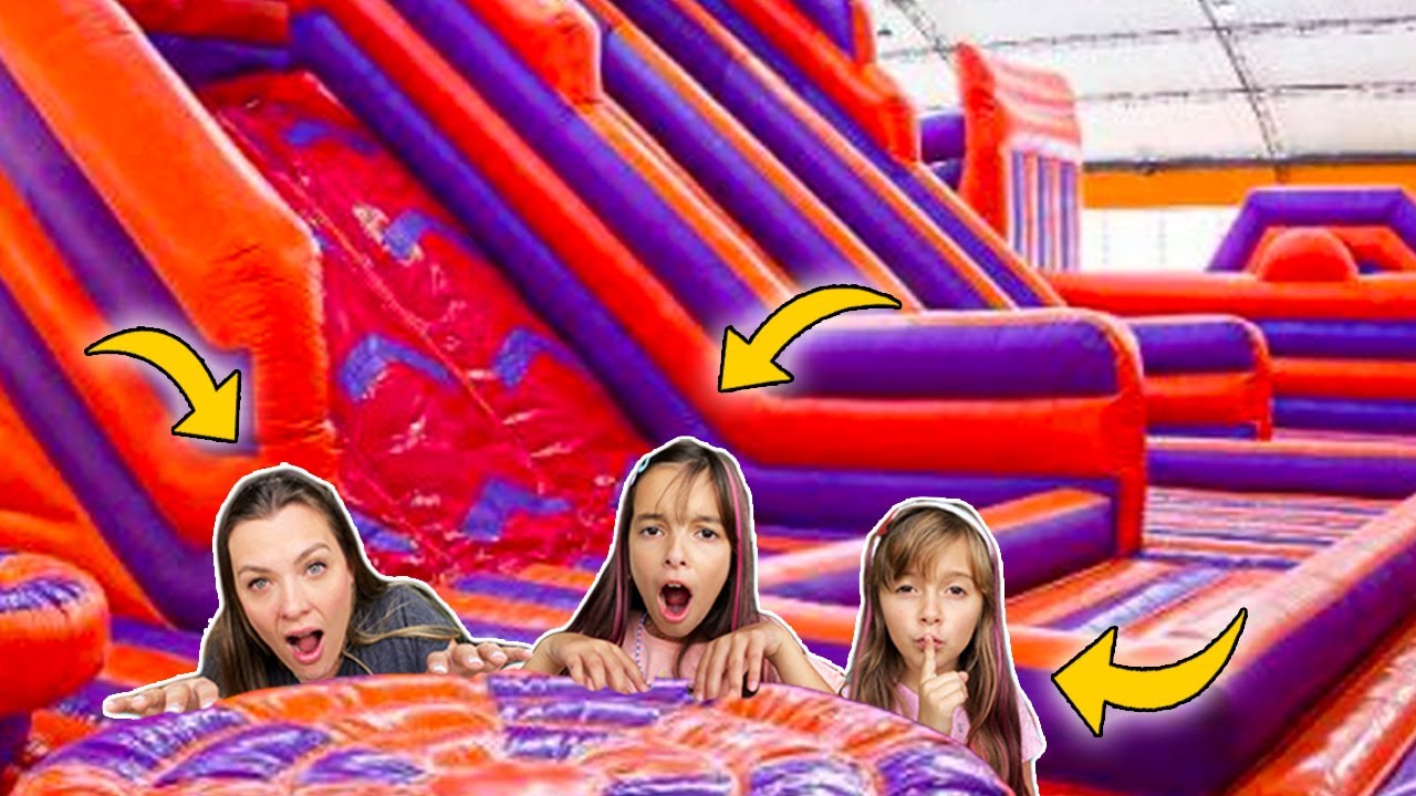 PASSAMOS A NOITE NO PARQUE DE INFLÁVEIS !