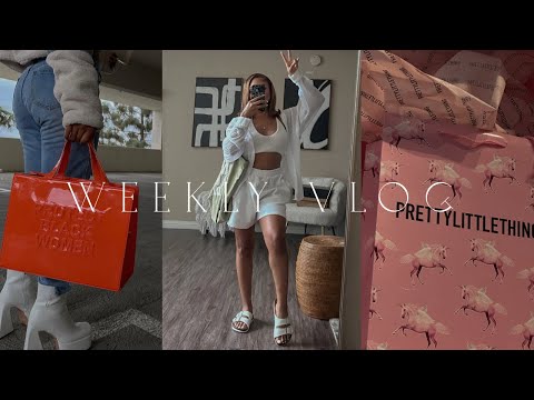 Week In My Life As A Black Content Creator | PLT Showroom, BTS, Unboxing's + More