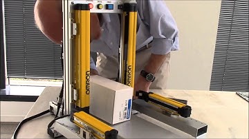 OMRON F3SG Light Curtain Fixed Blanking Using Dip switch Settings