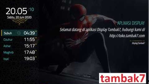 Aplikasi Display Informasi Masjid dan Iklan