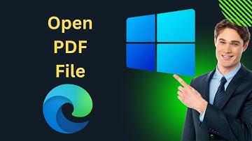 How to Open a PDF File using Microsoft Edge Browser on Windows 10 | GearUpWindows Tutorial