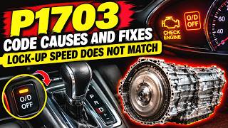 How to fix code p1703 lock up speed does not match