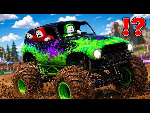 JJ and Mikey Got the FASTEST MONSTER TRUCKS in Roblox !?