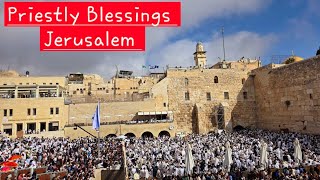 Sukkot Priestly Blessing 2025 at the Western Wall, Jerusalem