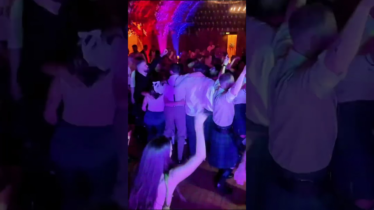 When half the guests are non-Scots, you need to give them the Scottish wedding experience.