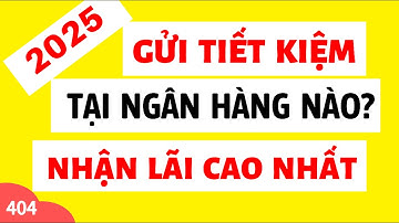 Năm 2025, Gửi tiết kiệm tại ngân hàng nào NHẬN LÃI CAO NHẤT