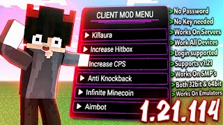 The *BEST* Hacked Client For MCPE 1.21.114+ With Proof 🔥