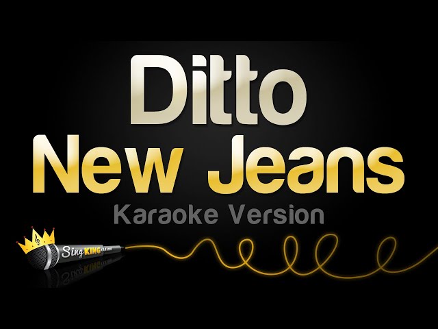 New Jeans - Ditto (Karaoke Version) class=