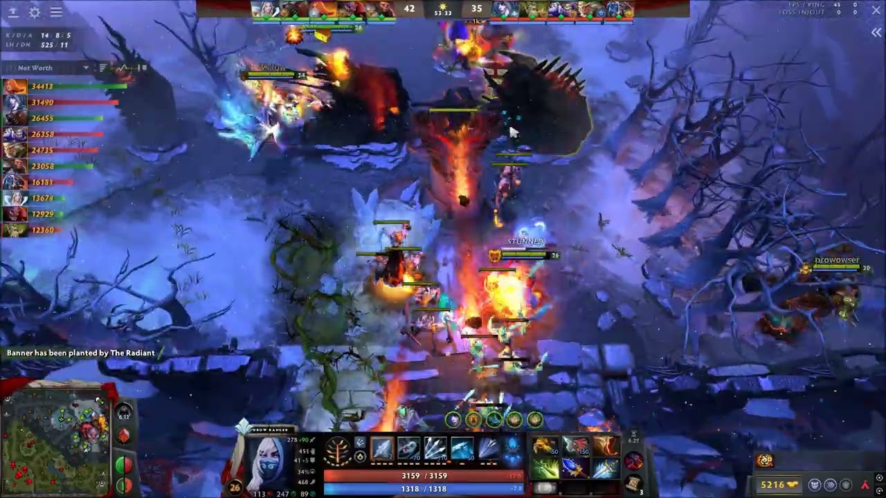 Dota 2 - Drow Ranger 18k Gold Comeback