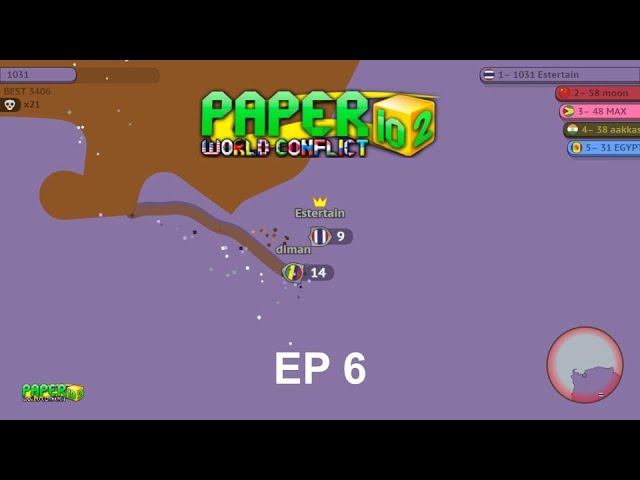 Paper.io 2 World Conflict DOMINATE YOUR ENEMIES! #paperio2