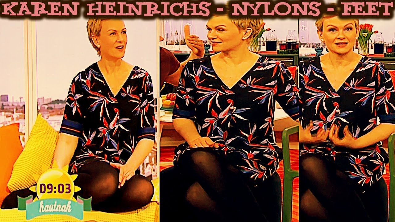Karen Heinrichs FullHD Feet Nylons Pantyhose Collant Strumpfhose Pantimedias Tights on Sat 1