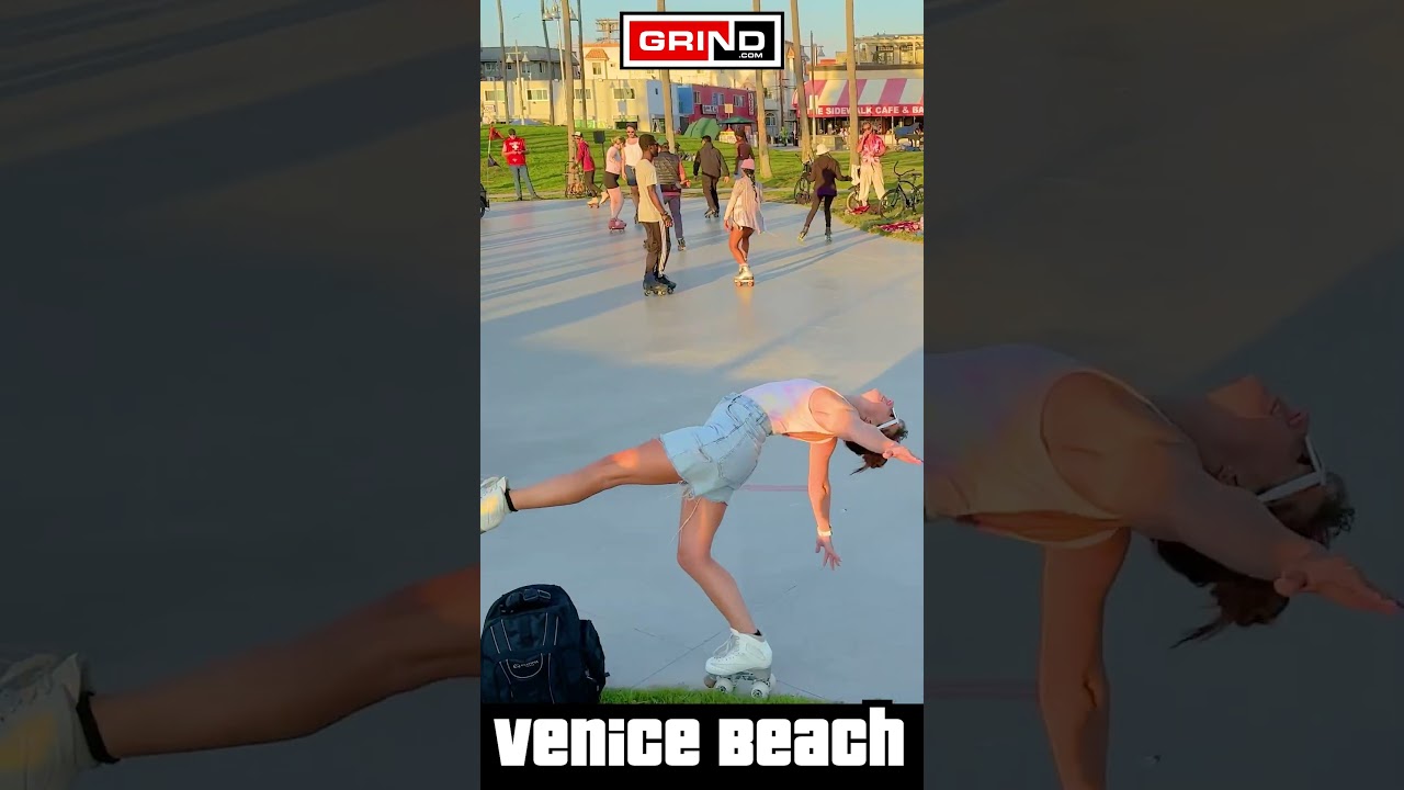 Bee Gees Too Much Heaven AT VENICE BEACH ROLLER DISCO PLAZA LIVE 