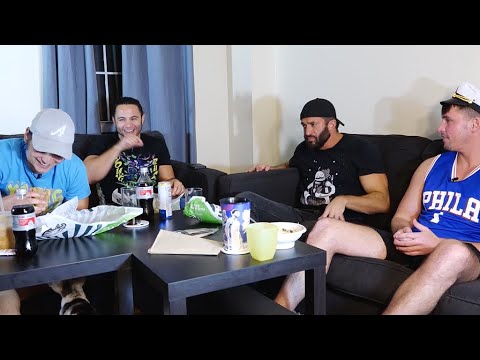 Wrestlers On The Road Ordering Room Service w/ Best Friends