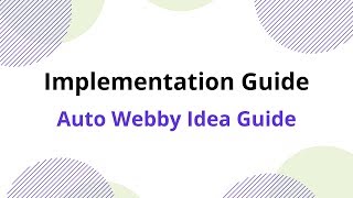 Auto Webby Idea Guide screenshot 3