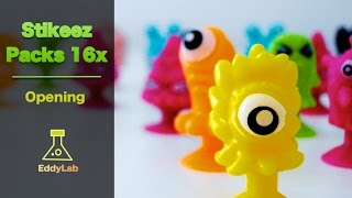 Stikeez Unboxing 16 Pack Space Collection 2015