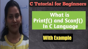 What Is Printf() and Scanf() function In C Language|C Tutorial For Beginners|In Hindi| C-8