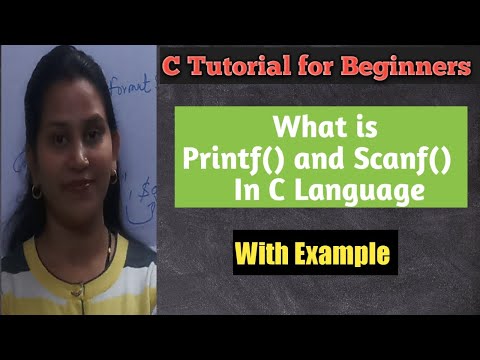 What Is Printf() and Scanf() function In C Language|C Tutorial For Beginners|In Hindi| C-8