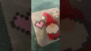 Little Christmas Ornaments out of Perler Beads!