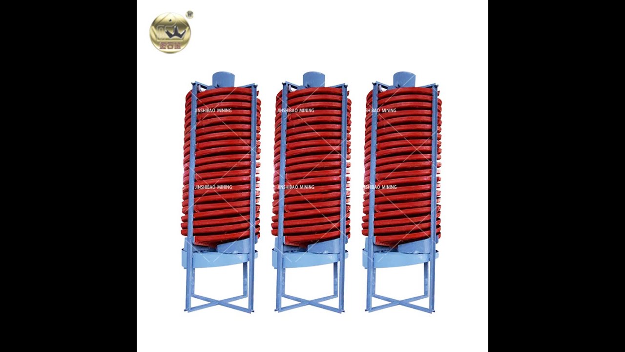 Updated assemble procedure of 5LL fiber glass spiral separator spiral chute