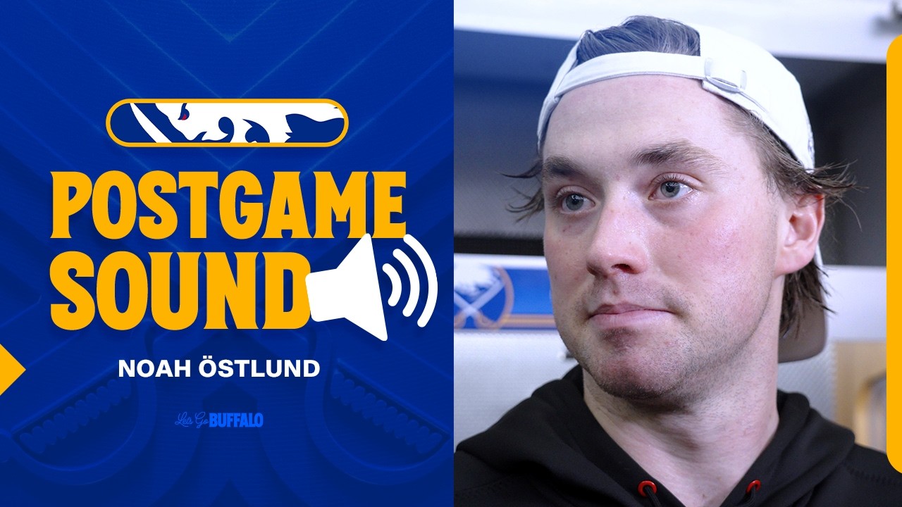 “We Battled Harder.” | Noah Östlund On Victory Over The Florida Panthers | Buffalo Sabres