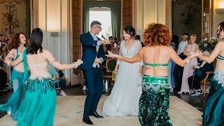 Bellydance show at wedding in Italy 🇮🇹 by Silvia Raqs Group by Silvia Brazzoli