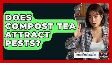 Does Compost Tea Attract Pests? - Insects and Invaders