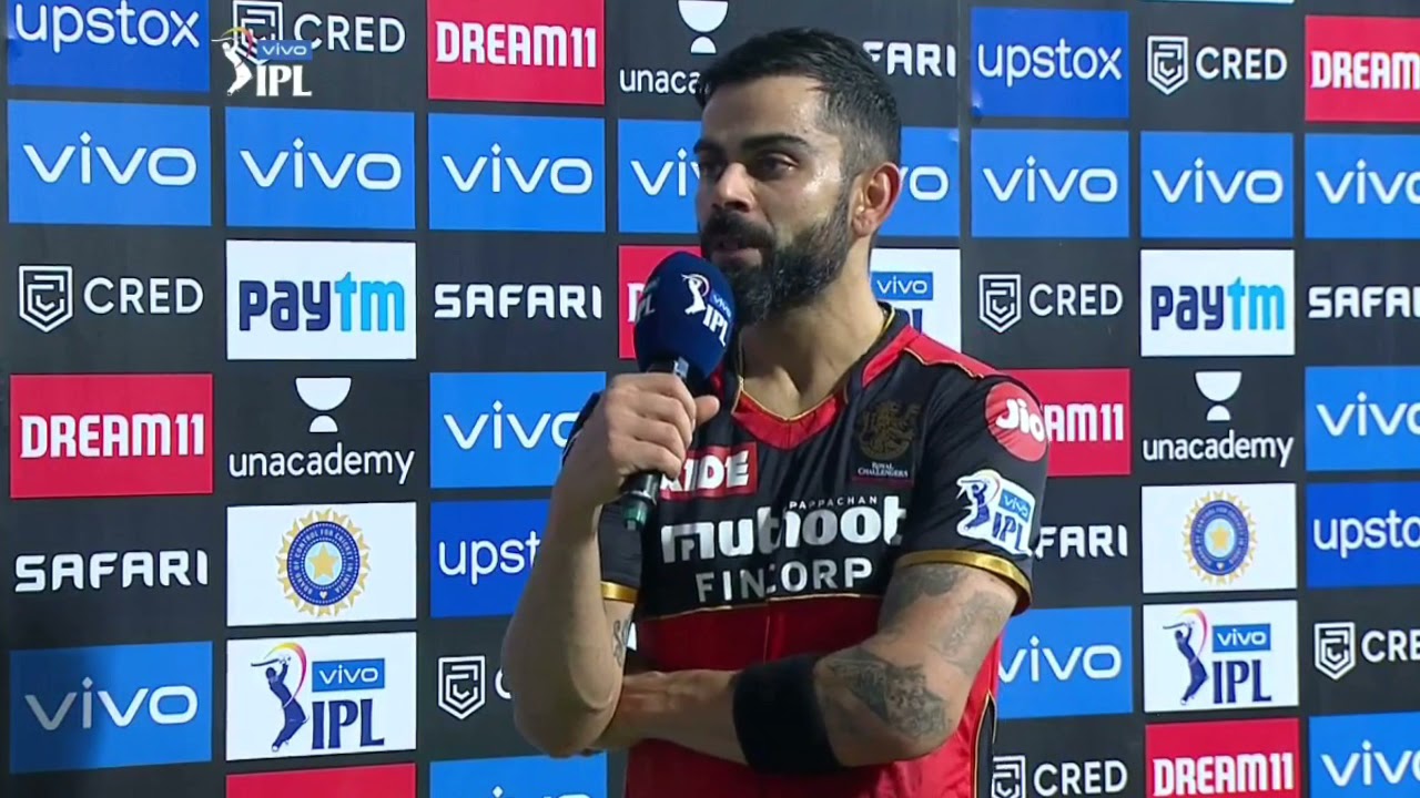 Virat Kohli Post match Presentation | RCB VS RR | IPL 2021