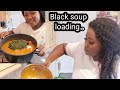 How i cook my black soup with small aproko