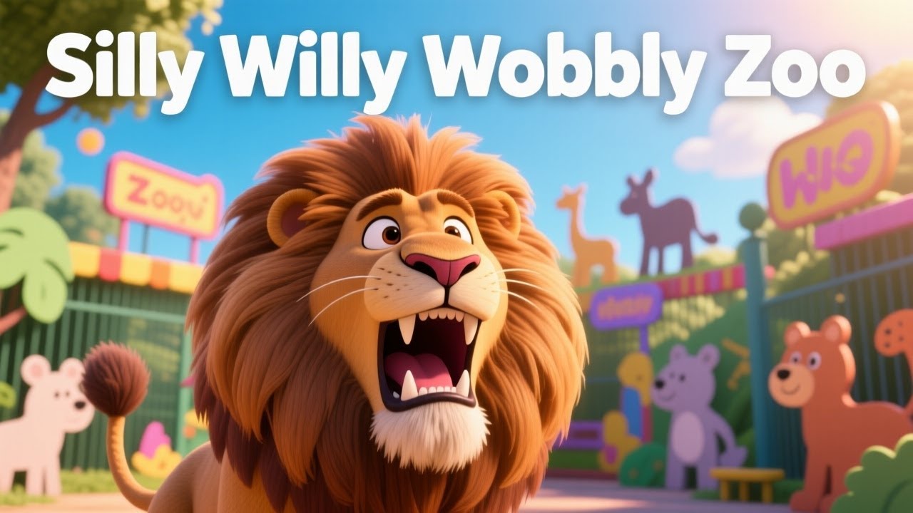 Silly Willy Wobbly Zoo | Animal Sounds Song for Kids