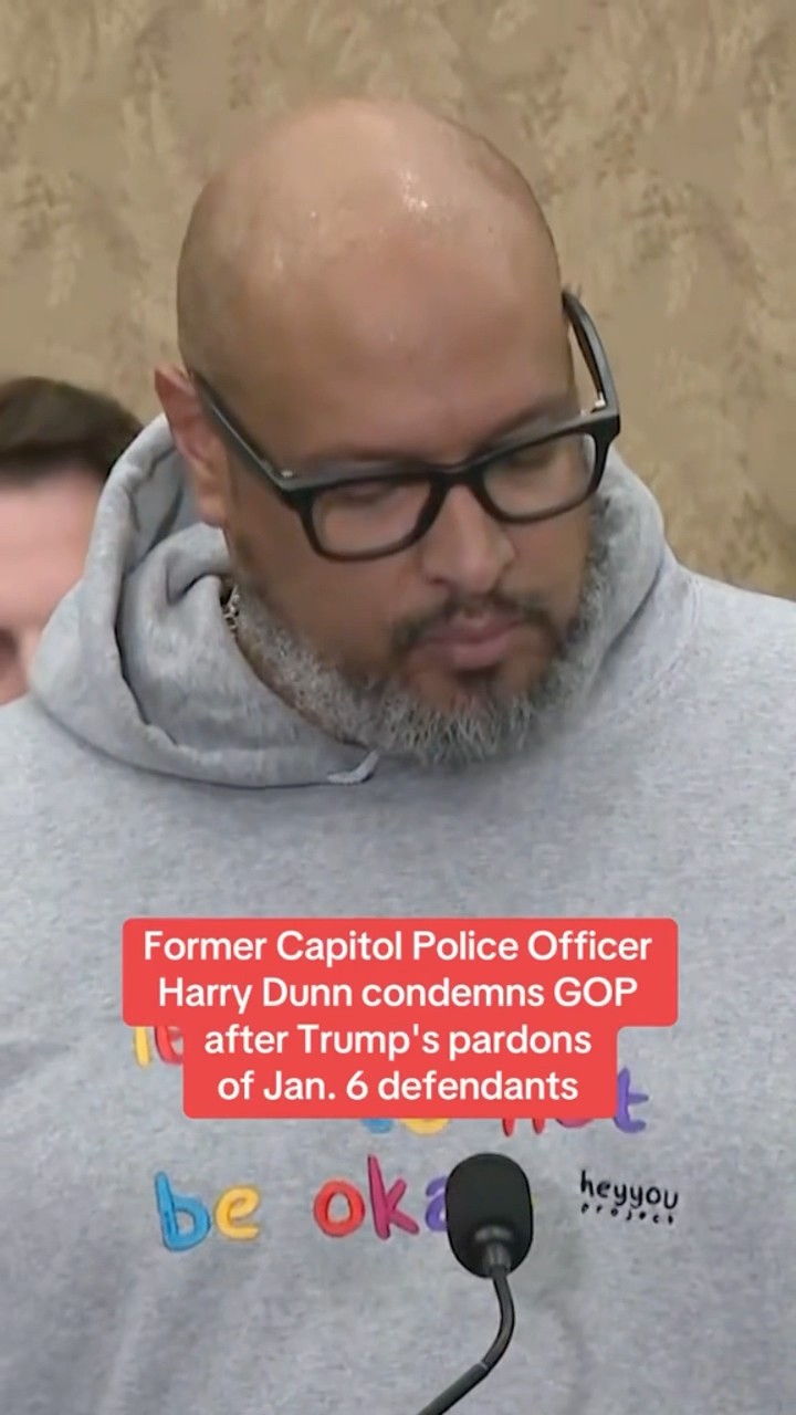 Former Capitol police officer condemns GOP after Trump's Jan. 6 pardons #shorts