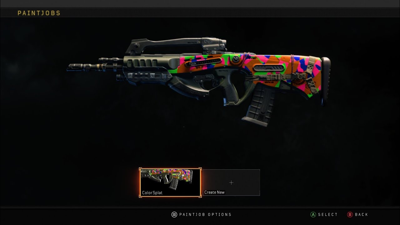 Color Splat for Swordfish / Paint Jobs #1 / Call of Duty: Black Ops 4