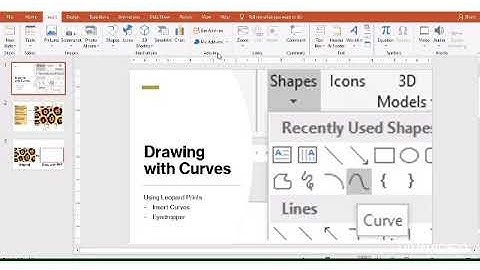 Draw with ppt [basic technique]: insert Irregular Shape with [curve]