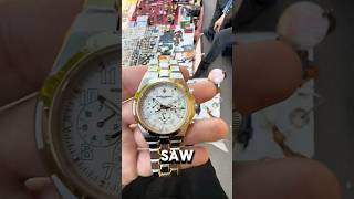 😳 $20 “Luxury” Watch?! #watchunboxing #vintagewatches #fleamarket