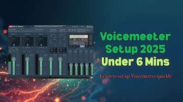 Complete Voicemeeter Banana Setup in Under 6 Minutes! (2025) 🎙️ (For Streamers & Gamers)