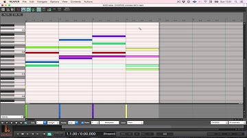 Reaper Trick: Fast creation of Chord Progressions