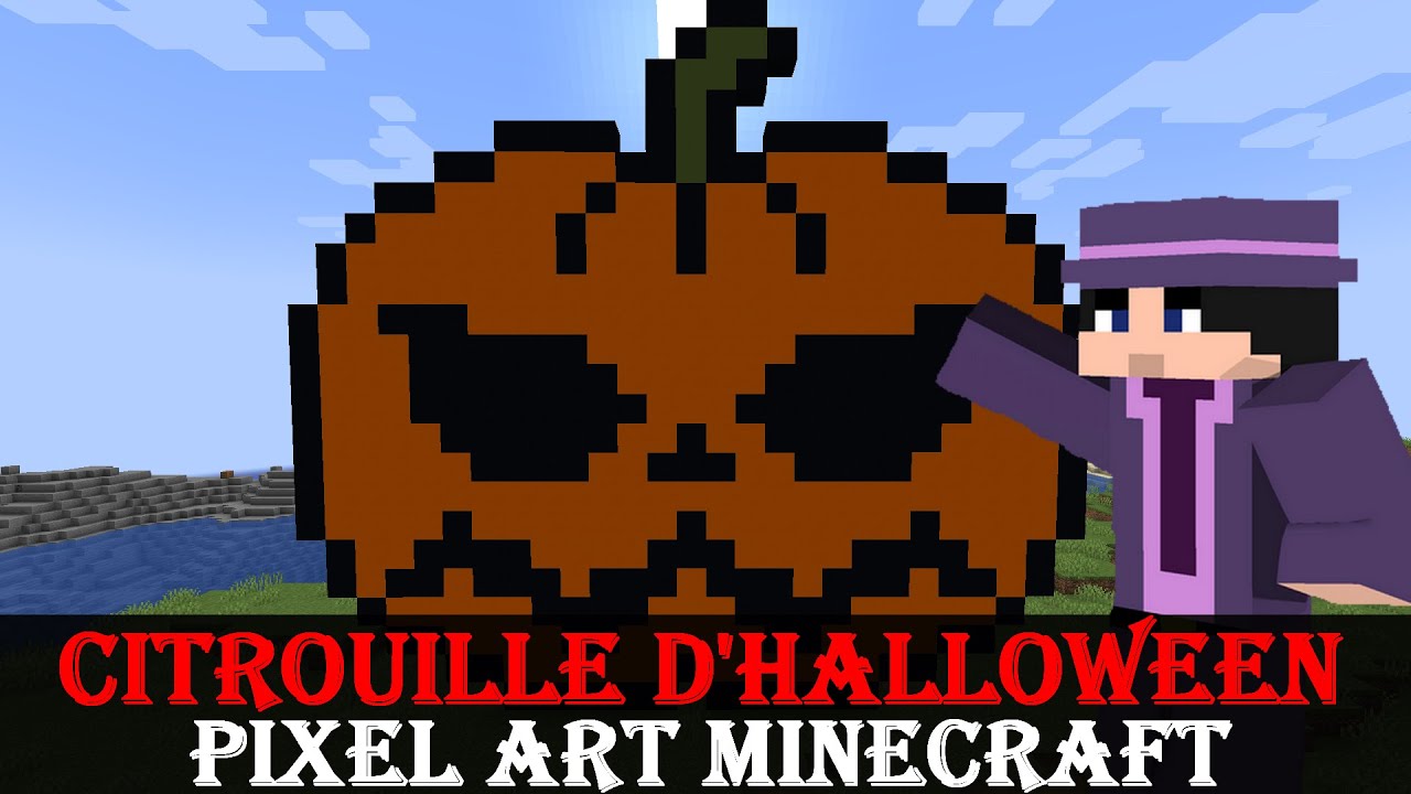 [TUTO] Comment faire une citrouille d'halloween en pixel art sur