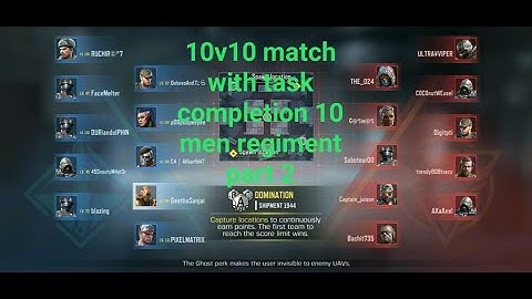 Call of duty mobile - 74 Kills 10V10 Shipment 1944 Map, Domination match PART 2