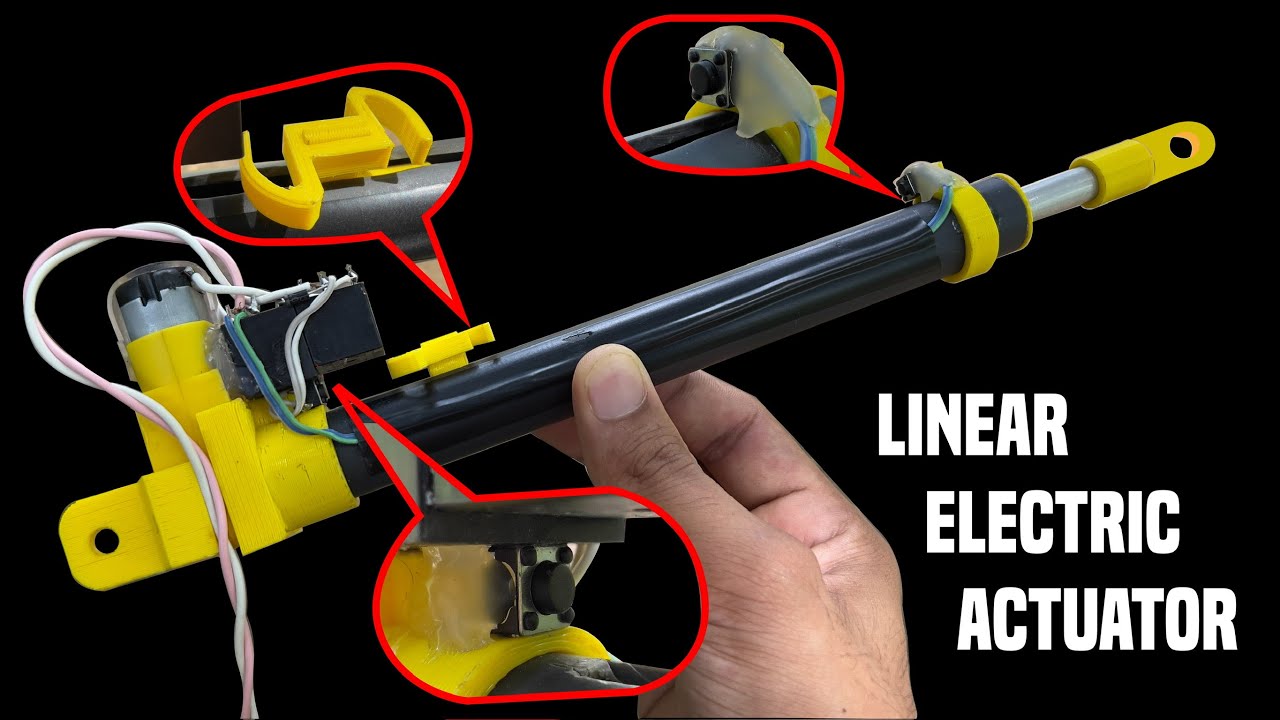 DIY Dynamics: Crafting Your Advanced Linear Actuator from Scratch | Robotics