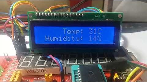 DHT11 sensor interfacing with pic microcontroller