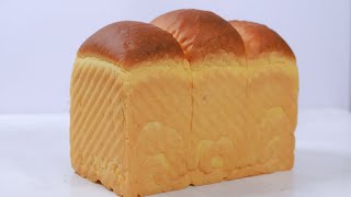 奶香南瓜吐司,  爆发力极强，超级蓬松拉丝，2-3天依然松软  Pumpkin Loaf Bread,  Super flaky and soft