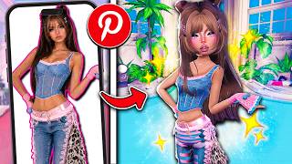 Using PINTEREST OUTFITS to *WIN* EVERY ROUND in Dress to Impress!! 😲 (Roblox)