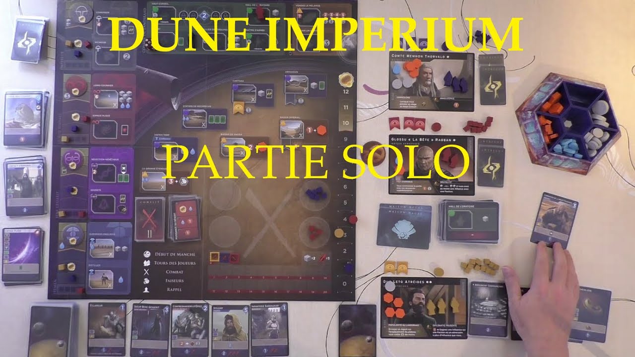 [FR] DUNE IMPERIUM - Présentation et partie Solo