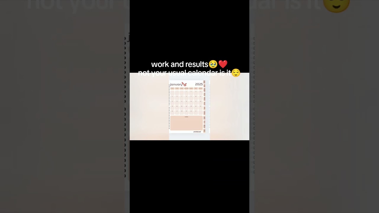 Behind the scenes🌟💥 Stylish 2025 Calendar + Mini Goal Planner + To-Do List + Notes link in bio