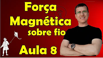Qual a fórmula da força magnética sobre um condutor?