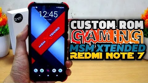 MSM Xtended XQ Official Redmi Note 7 - Fitur Komplit