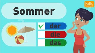 Deutsch lernen | Deutsche Artikel: der, die oder das? | Die Regeln mit Beispielen erklärt & Quiz! screenshot 4