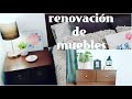 RENOVANDO LOS MUEBLES DE MI RECAMARA CON POCO DINERO// DEPARTAMENTO DE INFONAVIT.