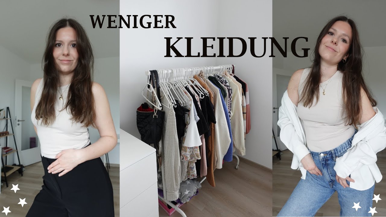 95% Kleidung ausgemistet!! | Tipps für einen minimalistischen Kleiderschrank | capsule wardrobe