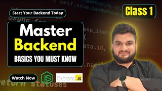Master Backend Basics in 15 Minutes — Server, HTTP & Essential Concepts